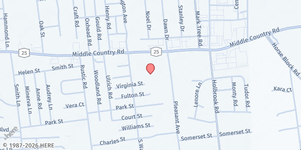 Map showing Lighthouse Mission/Centereach at 2150 Middle Country Rd, Centereach, NY
