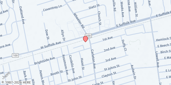 Map showing Lighthouse Mission/Central Islip at 1 Carleton Ave, Central Islip, NY