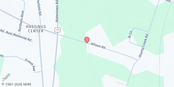 Map showing Pantry Pal – Hastings at 90 Wilson Road, Central Square, NY