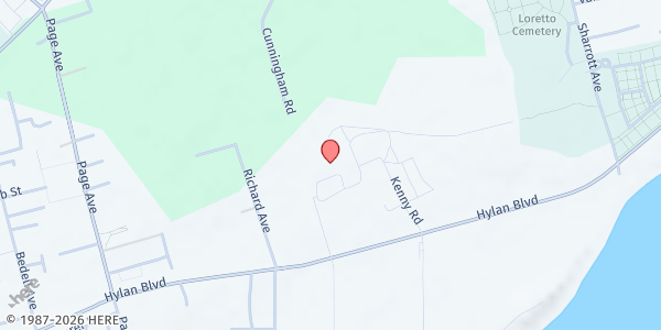 Map showing Catholic Charities of Staten Island - Charleston at 6581 Hylan Boulevard, Charleston, NY