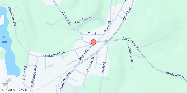 Map showing Tracey Memorial Village Hall at Tracey Memorial Village Hall 77 Main St., Chatham, NY