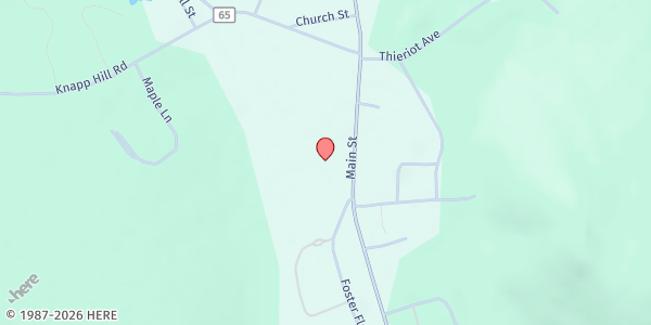 Map showing Chestertown Food Pantry - Municipal Center at 6307 Route 9, Chestertown, NY