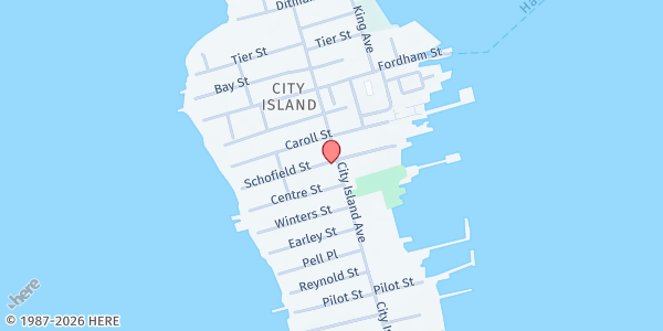 Map showing Anchor Fridge - City Island at 239 City Island Avenue, City Island, NY