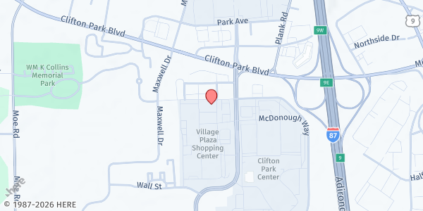 Map showing Karyl's Kupboard at CAPTAIN Community Human Services at 5 Municipal Plaza, Suite 3, Clifton Park, NY