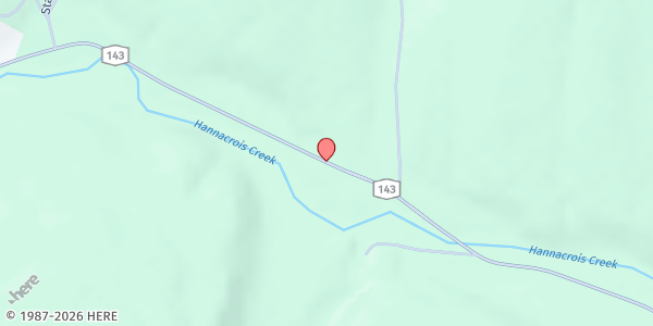Map showing Trinity UMC Food Pantry Coeymans Hollow at 1313 State Route 143, Coeymans Hollow, NY