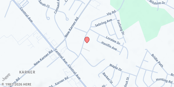 Map showing Victory Church Food Pantry at 31 Vly Road, Colonie, NY