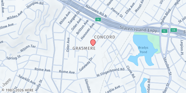 Map showing CHASI MFP - Clove Road at 1950 Clove Road, Concord, NY