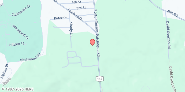 Map showing WellLife Network/Coram at 3600 Rte 112, Coram, NY