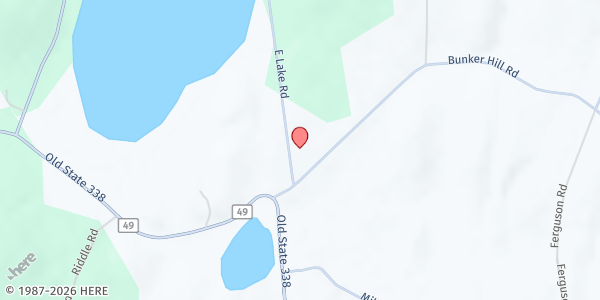 Map showing Comfort Food Community Food Pantry - Cossayuna at 21 Bunker Hill Rd, Cossayuna, NY