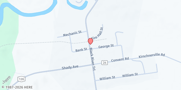 Map showing Croghan Food Pantry at 9794 NYS Rt. 812, Croghan, NY