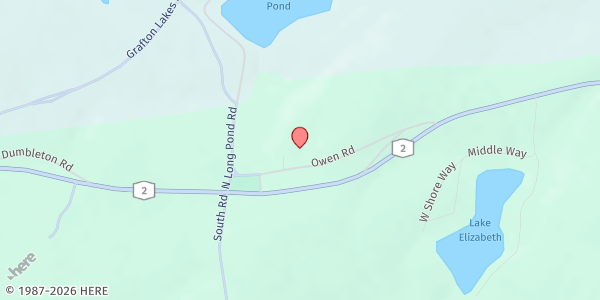 Map showing Grafton Food Pantry at Our Lady of Snow at 31 Owen Road, Cropseyville, NY