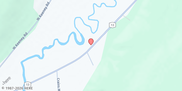 Map showing Cuyler Fire Department - Mobile Food Pantry at 4917 NY Route 13, Cuyler, NY