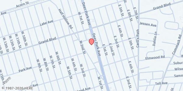 Map showing St. Cyril and Methodius Parish Social Ministry at 125 Half Hollow Rd, Deer Park, NY