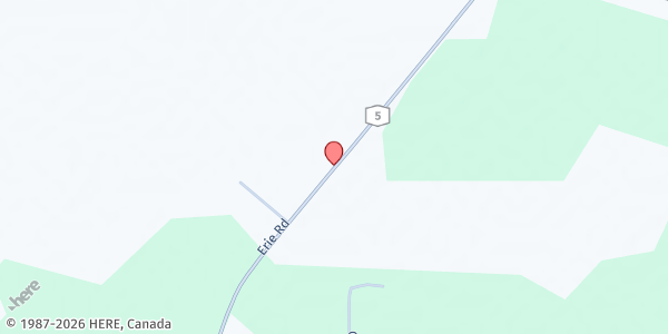 Map showing Kwilos Farm Farm Stand at 7678 Erie Rd., Derby, NY