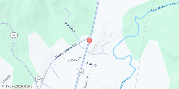 Map showing Eastern Dutchess Community Action - Dover Plains at 3414 Route 22, Dover Plains, NY