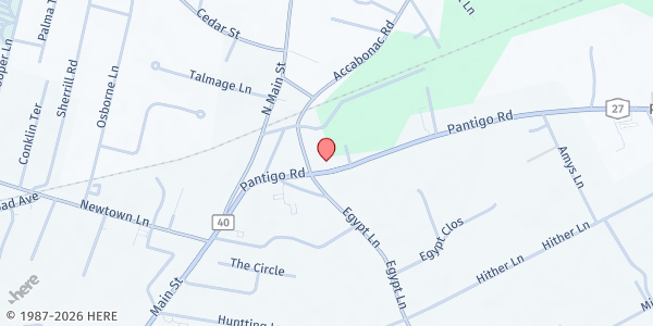 Map showing East Hampton FP, Inc/Amagansett at 59 Pantigo Road, East Hampton, NY