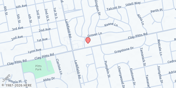 Map showing The Salvation Army East Northport Corps Community Center at 319 Clay Pitts Road, East Northport, NY