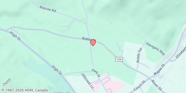 Map showing Essex County WIC Office at 132 Water St, Elizabethtown, NY