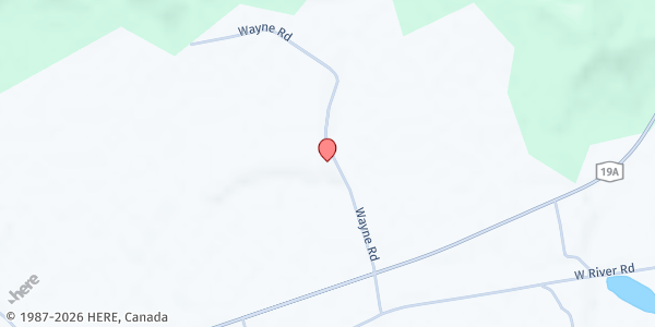Map showing Wagoner Bees & Produce Farm Stand at 11137 Wayne Rd., Fillmore, NY