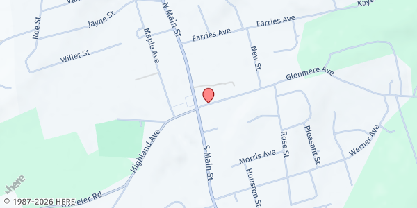 Map showing Florida Community Food Pantry at 9 Glenmere Ave, Florida, NY