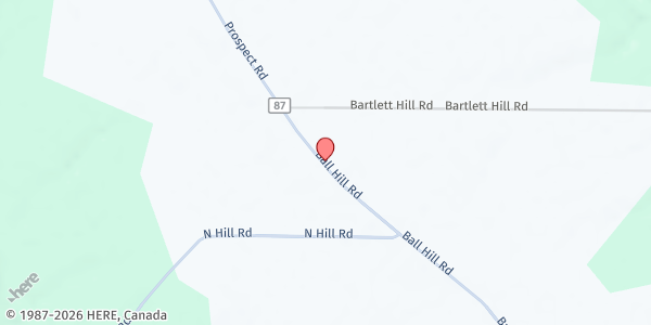 Map showing NEIGHBOR TO NEIGHBOR FOOD PANTRY - Forestville at 9495 PROSPECT ROAD, FORESTVILLE, NY