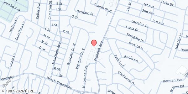 Map showing Petco - Franklin Square at 710 Franklin Ave., Franklin Square, NY