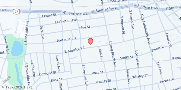 Map showing DoREmi Arts and Language, Inc. - Freeport at 286 W Merrick Road, Freeport, NY