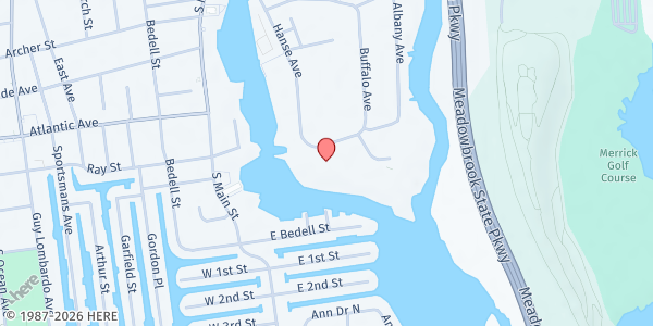 Map showing Long Island Council of Churches - Freeport at 220 Hanse Ave., Freeport, NY