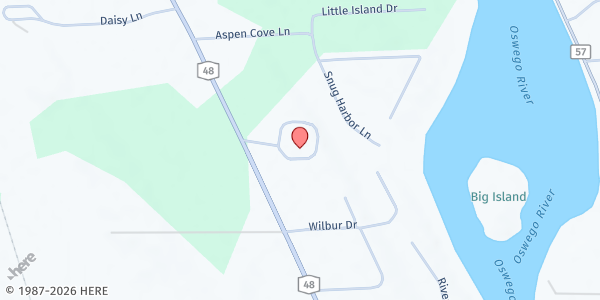 Map showing Fulton Alliance Church Fresh Foods at 1044 NY Route 48, Fulton, NY