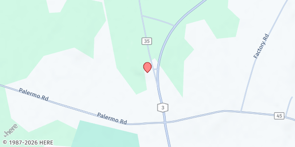 Map showing Palermo U.M.C. Mobile Food Pantry at 11 County Route 35, Fulton, NY