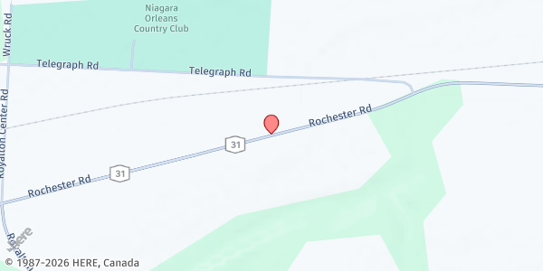 Map showing Schwab Farm Stand at 9035 Rochester Rd, Gasport, NY