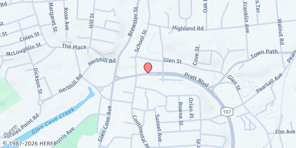 Map showing EOC-Glen Cove at 140 Glen Cove Avenue, Glen Cove, NY