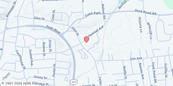 Map showing St. Patrick's /Glen Cove at 235 Glen St., Glen Cove, NY