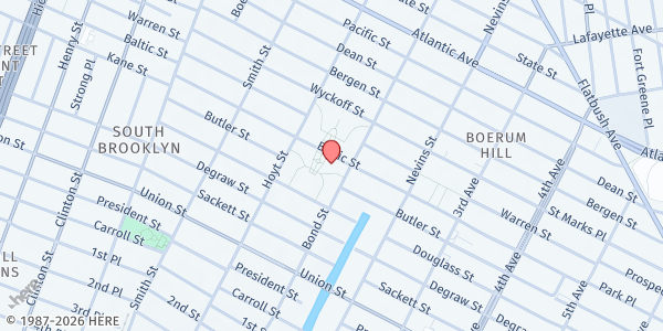 Map showing CHIPS Mobile Pantry @ Gowanus NYCHA Houses at 426 Baltic Street, Gowanus, NY