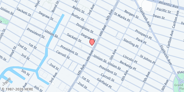 Map showing COMMUNITY HELP IN PARK SLOPE at 200 4th Avenue, Gowanus, NY