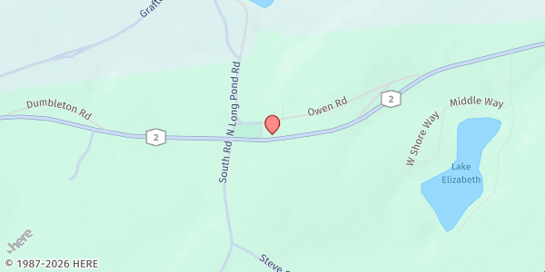 Map showing Everett Wagar Senior Service Center at 2 Roxborough Road, Grafton, NY