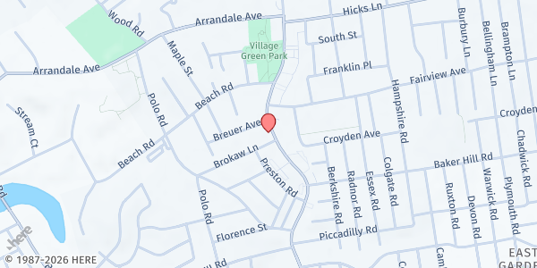 Map showing Great Neck Kosher Food Pantry (UMJCA) at 574 Middle Neck Road, Great Neck, NY