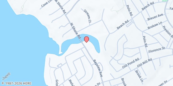 Map showing Great Neck Library: Main Library at 159 Bayview Avenue, Great Neck, NY