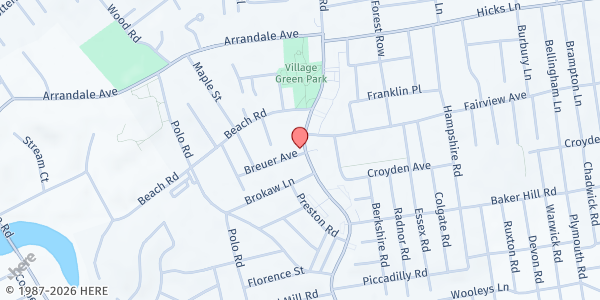 Map showing St. Aloysius Interfaith Food Pantry at 592 Middle Neck Rd, Great Neck, NY