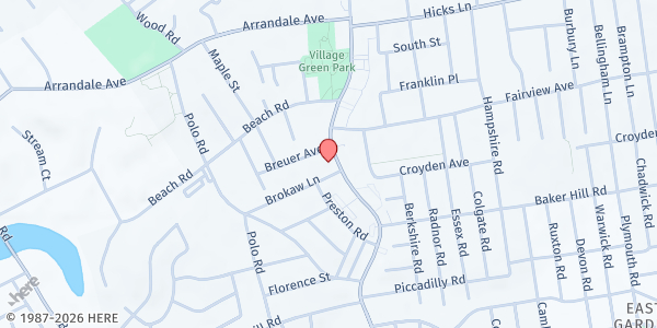 Map showing UMJCA Kosher Food Pantry at 574 Middle Neck Road, Great Neck, NY