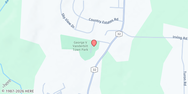 Map showing Greenville Food Pantry at 25 Town Park Dr, Greenville, NY