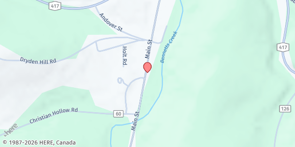 Map showing Greenwood-Rexville Food Pantry at 2666 State Route 248, Greenwood, NY