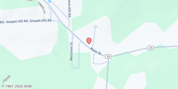 Map showing Our Daily Bread Guilford FP at 1277 CR 35, Guilford, NY