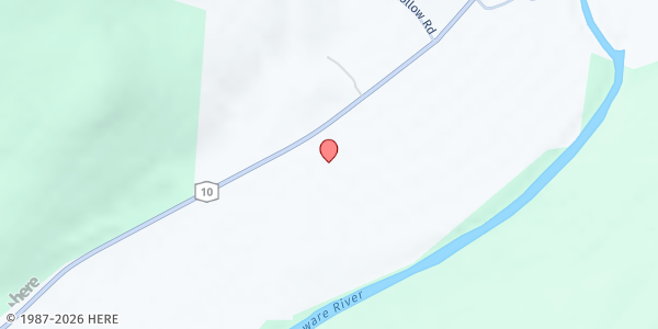 Map showing Delaware Opportunities - Food Distribution Center at 35430 NY-10, Hamden, NY