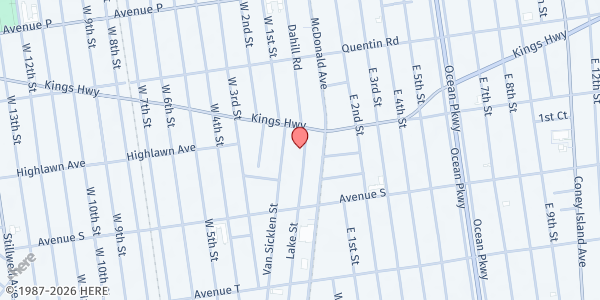 Map showing Hammond Food Pantry at 30 Lake Street, Hammond, NY