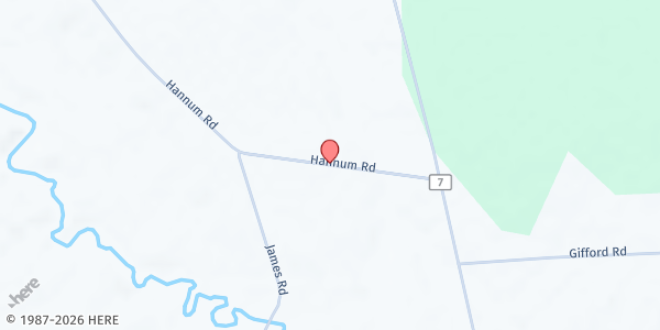 Map showing Fowler Farms Farm Stand at 8576 State Route 100, Hannibal, NY