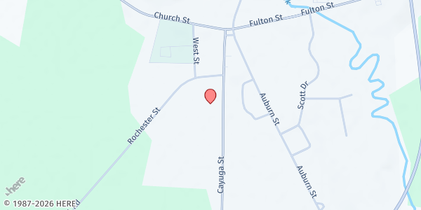 Map showing Hannibal Resource Center FP at 927 Cayuga St, Hannibal, NY