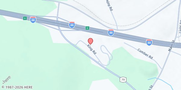 Map showing Colesville Community Pantry at 28 King Rd, Harpursville, NY