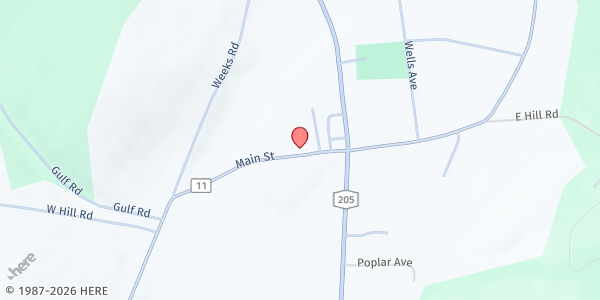 Map showing Hartwick Food Pantry - Christian Church at 3083 County Hwy 11, Hartwick, NY