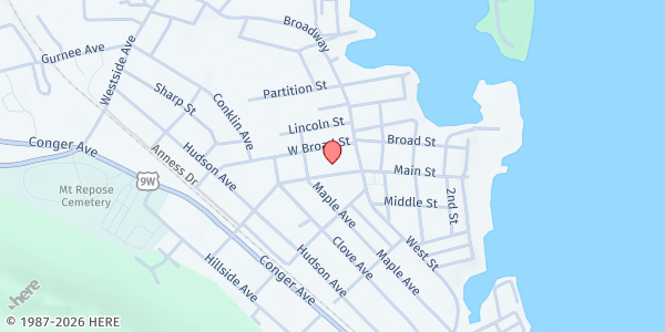 Map showing Haverstraw WIC at 26 New Main St, Haverstraw, NY